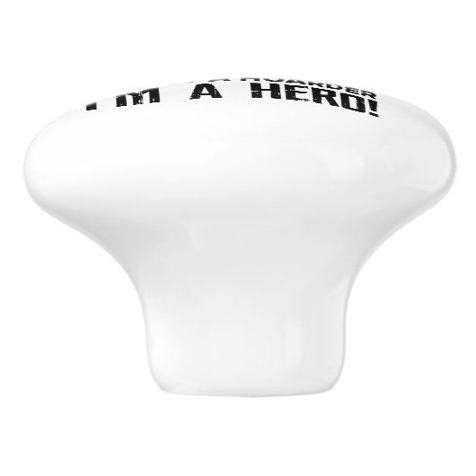 Nähmaschine Keramikknauf (Seitenansicht)