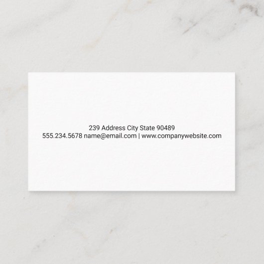 Nähmaschine | Kleidung Visitenkarte (Rückseite)