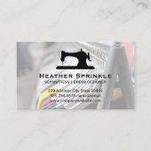 Nähmaschine | Kleidung Visitenkarte (Vorderseite)