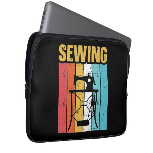 Nähmaschine Laptopschutzhülle (Vorne Rechts)