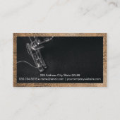 Nähmaschine | Leather Border Visitenkarte (Rückseite)