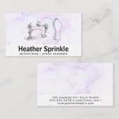 Nähmaschine | Mannequin Visitenkarte (Vorne/Hinten)