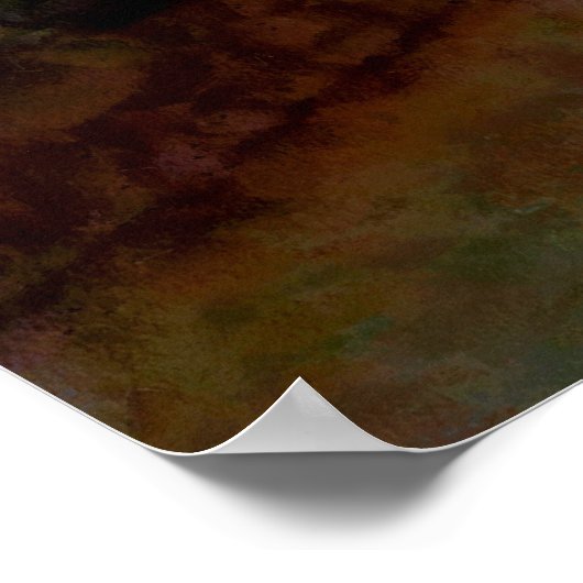 Nähmaschine mit Scheren Poster (Ecke)