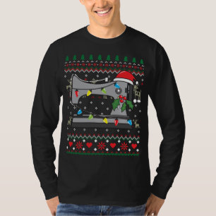 Nähmaschine Nähen Schneider Schneider Weihnachtssc T-Shirt