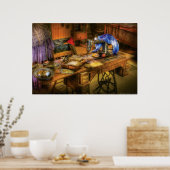 Nähmaschine - Nähmaschine IV Poster (Küche)