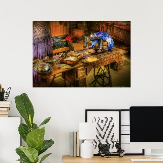 Nähmaschine - Nähmaschine IV Poster (Heimbüro)