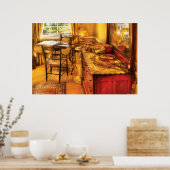 Nähmaschine - Nähraum Poster (Küche)