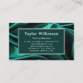 Nähmaschine Naht grün Visitenkarte (Rückseite)