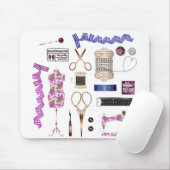 Nähmaschine Nahtstich Mousepad (Mit Mouse)