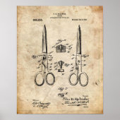 Nähmaschine Patent Poster (Vorne)