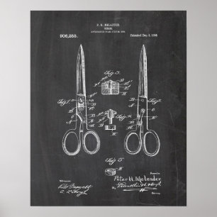 Nähmaschine Patent Poster