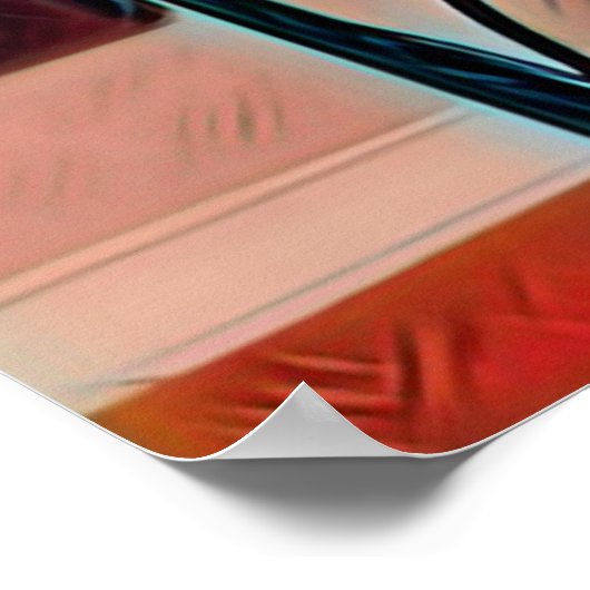 Nähmaschine Poster (Ecke)