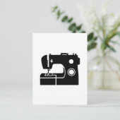 Nähmaschine Postkarte (Stehend Vorderseite)