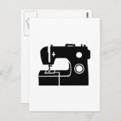Nähmaschine Postkarte (Vorne/Hinten)