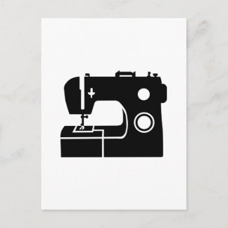 Nähmaschine Postkarte