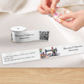 Nähmaschine QR Code Kleinunternehmen Ripsband