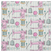 Nähmaschine - rosa Handarbeit nähen Stoff (Muster)