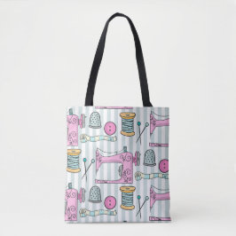 Nähmaschine - rosa Handarbeit nähen Tasche