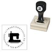 Nähmaschine ROUND RETURN ADDRESS Stempel (Stempel)