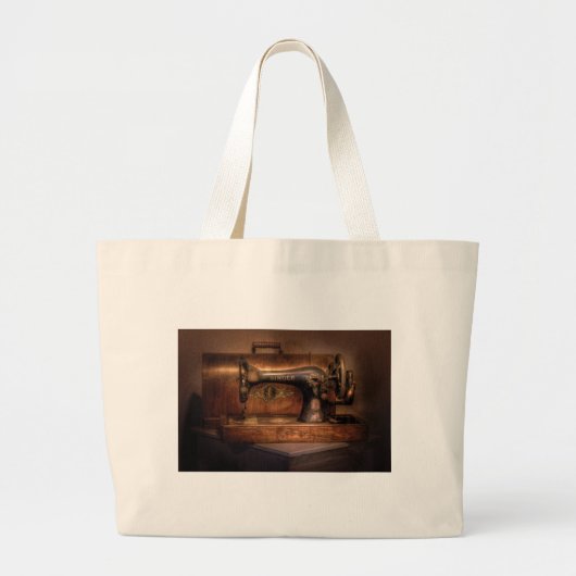 Nähmaschine - Sänger Jumbo Stoffbeutel (Vorne)