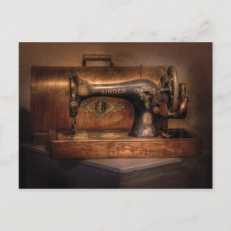 Nähmaschine - Sänger Postkarte