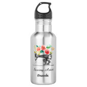 Nähmaschine Schneider Dressmaker Edelstahlflasche (Vorderseite)