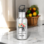 Nähmaschine Schneider Dressmaker Edelstahlflasche<br><div class="desc">Nähmaschine Wasserflaschen mit wasserfarbenen Blume. Dieses Produkt ist Teil einer Kollektion,  bitte Karo unten unsere Kollektion für passende Artikel aus.</div>