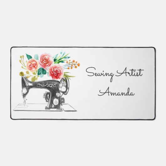 Nähmaschine Schneider Schneiderwagen Schreibtischunterlage (Vorderseite)