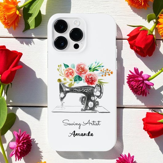 Nähmaschine Schneider Seamstress-Quilter iPhone Hülle