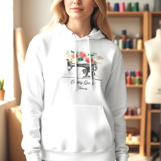 Nähmaschine Schneider Seamstressweiß Hoodie