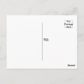 Nähmaschine Schneiderdreieck Postkarte (Rückseite)