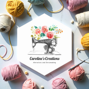 Nähmaschine Schwarz-weiß Seamstress Schneider Untersetzer