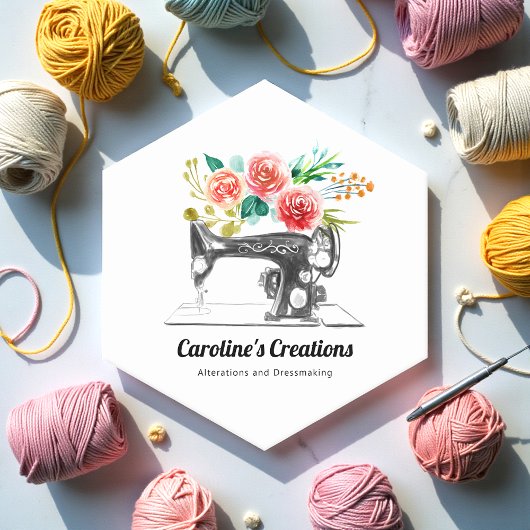 Nähmaschine Schwarz-weiß Seamstress Schneider Untersetzer