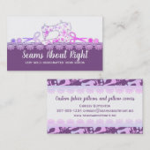 Nähmaschine scissors Näherin-Visitenkarte Visitenkarte (Vorne/Hinten)