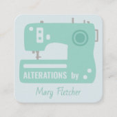 Nähmaschine Seamstress Schneider Visitenkarte (Vorderseite)