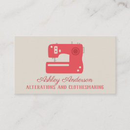 Nähmaschine Seamstress Schneider Visitenkarte