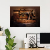 Nähmaschine - Singer Poster (Heimbüro)