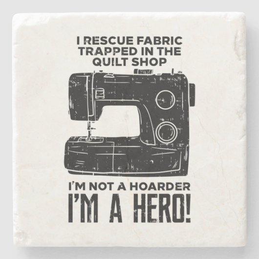 Nähmaschine Steinuntersetzer (Vorderseite)