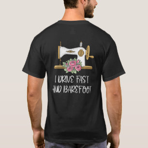 Nähmaschine Stich Näherin Schneidern Schneiderin T-Shirt