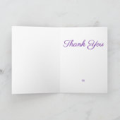 Nähmaschine Vintag Dankeskarte (Innenseite)