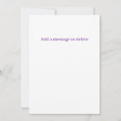 Nähmaschine Vintag Gewitterflache Dankeskarte (Rückseite)