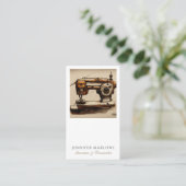 Nähmaschine Visitenkarte (Stehend Vorderseite)