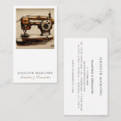 Nähmaschine Visitenkarte (Vorne/Hinten)