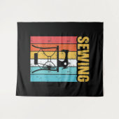 Nähmaschine Wandteppich (Vorderseite (Horizontal))