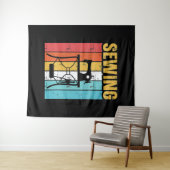 Nähmaschine Wandteppich (Beispiel (Horizontal))