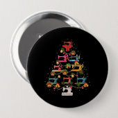Nähmaschine Weihnachtsbaum Button (Vorne & Hinten)