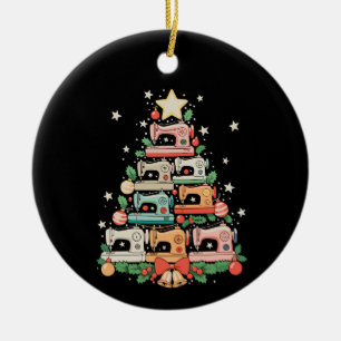 Nähmaschine Weihnachtsbaum Stich Stricken Nähen Xm Keramik Ornament