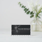 Nähmaschine | Weiße Polsterung Visitenkarte (Stehend Vorderseite)