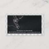 Nähmaschine | Weiße Polsterung Visitenkarte (Rückseite)