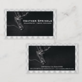 Nähmaschine | Weiße Polsterung Visitenkarte (Vorne/Hinten)